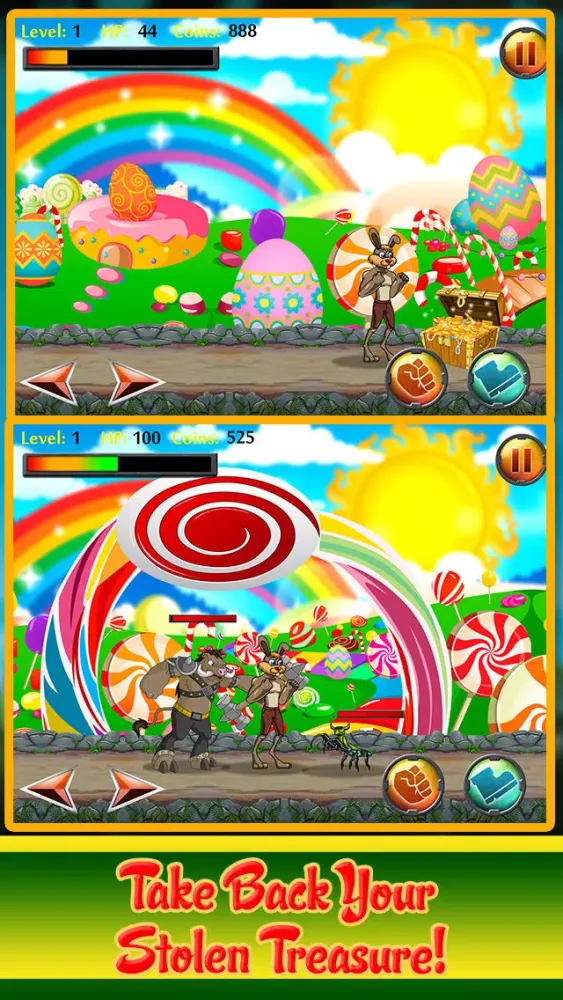 Captures d'écran de Easter Games 2014 - Bunny Egg Treasure Hunt