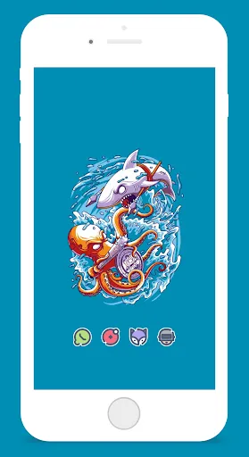 Capturas de pantalla de KAMIJARA Sticker Icon Pack