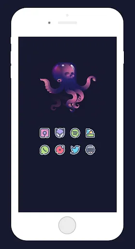 Capturas de pantalla de KAMIJARA Sticker Icon Pack