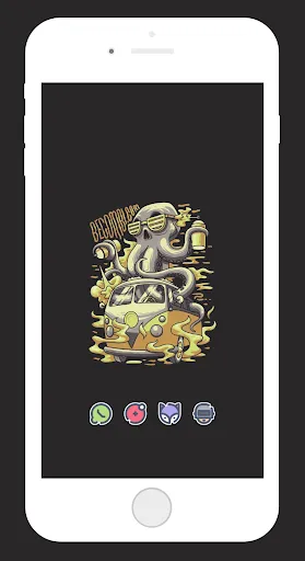 Capturas de pantalla de KAMIJARA Sticker Icon Pack