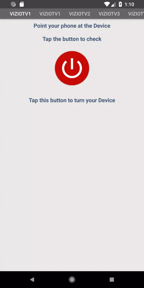 Vizio Universal Remote Screenshots