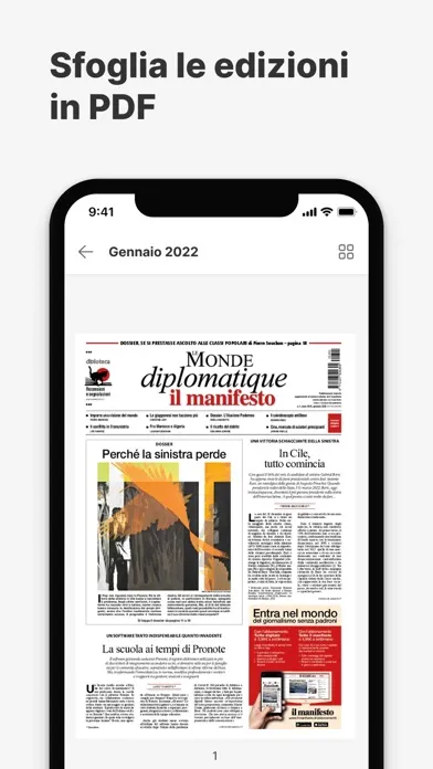 Ảnh chụp màn hình của Le Monde diplomatique Italia