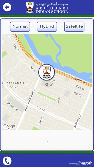 Tangkapan skrin Abu Dhabi Indian School (iSIMS)