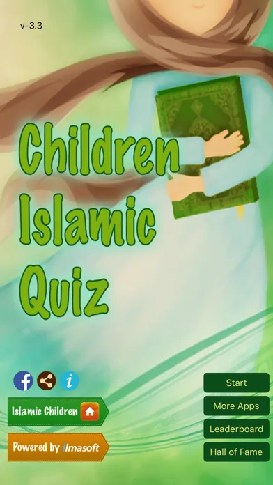 Tangkapan skrin Children Islamic Quiz