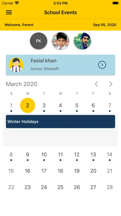 Captures d'écran de Dar Al Safeena Parent App