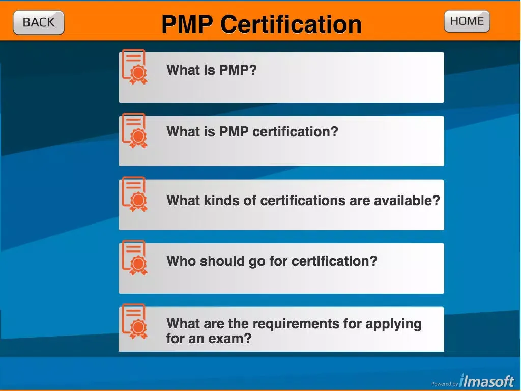 Captures d'écran de All about PMP iPad 