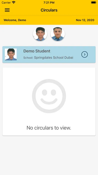 Frontline School Parent App Ekran Görüntüleri