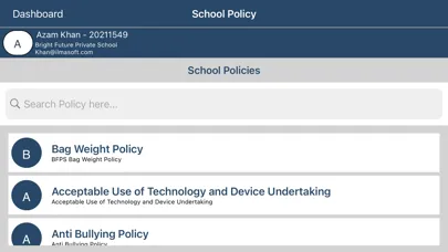 Capturas de tela do ilm365 Teacher App