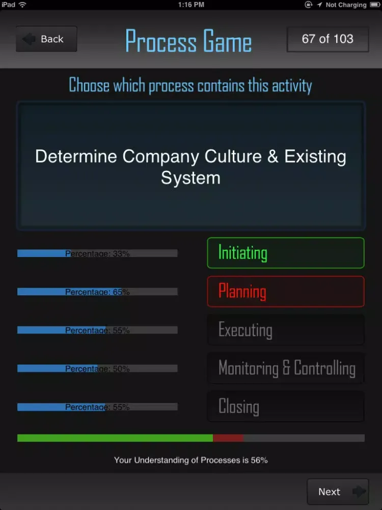 PM Process Game iPad  سکرین شاٹس