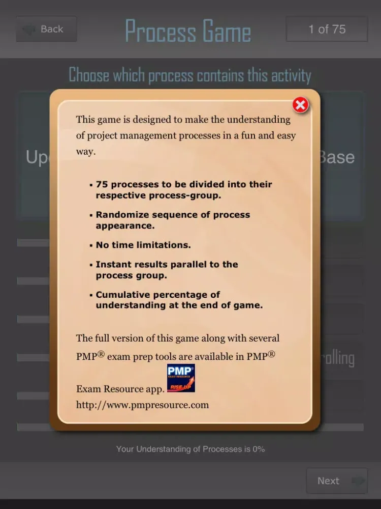 PM Process Game iPad  سکرین شاٹس