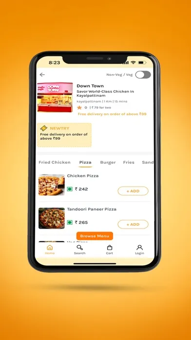 Tangkapan skrin iLo | Delivery, Booking & more