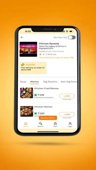 Tangkapan skrin iLo | Delivery, Booking & more