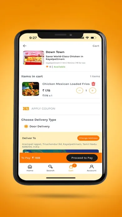 Tangkapan skrin iLo | Delivery, Booking & more