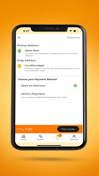 Tangkapan skrin iLo | Delivery, Booking & more