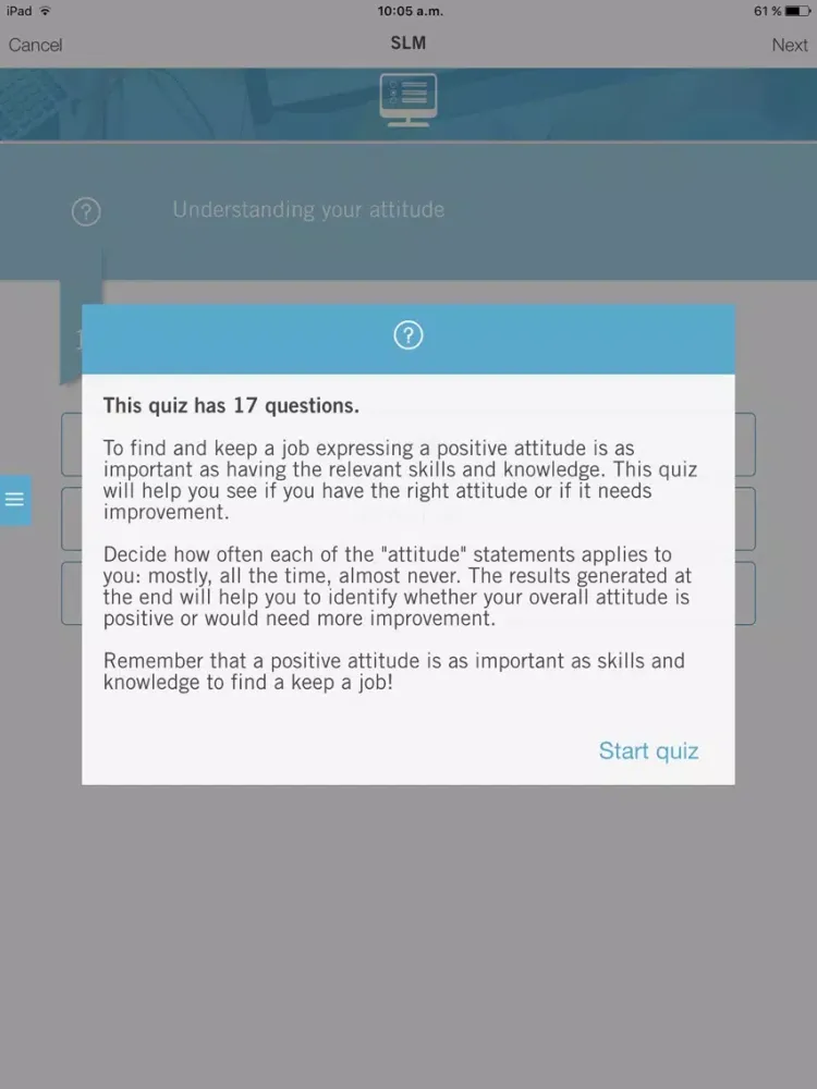 Ảnh chụp màn hình của Surf the Labour Market iPad 