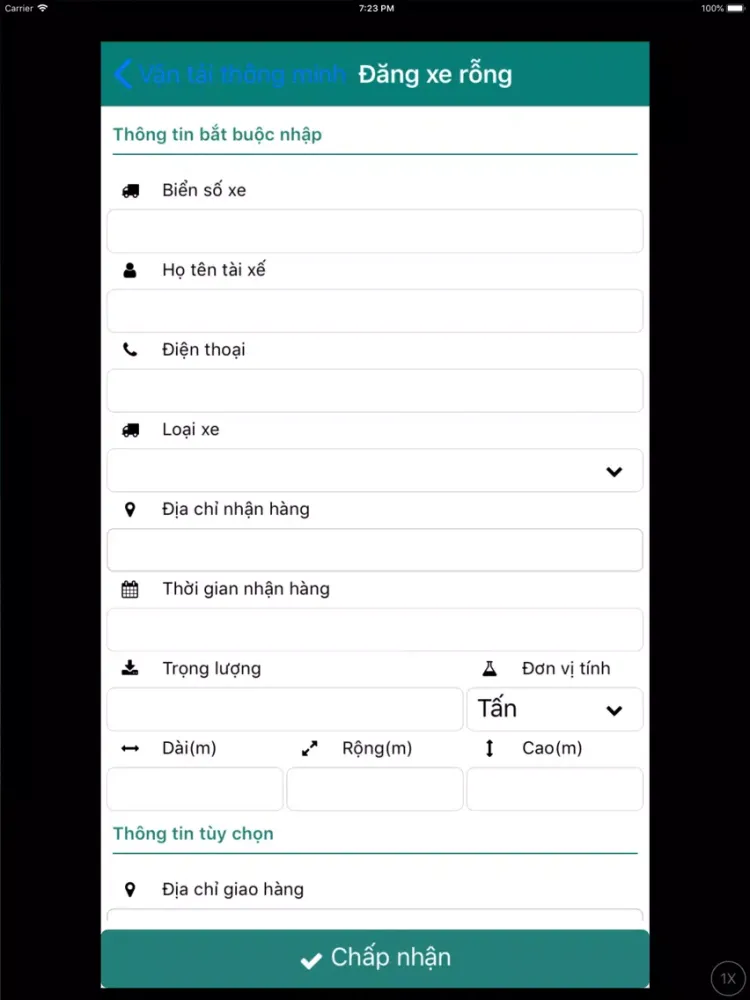 iTrans - Vận tải thông minh iPad  Ekran Görüntüleri