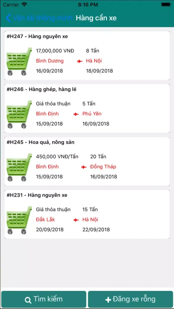 iTrans - Vận tải thông minh Ekran Görüntüleri