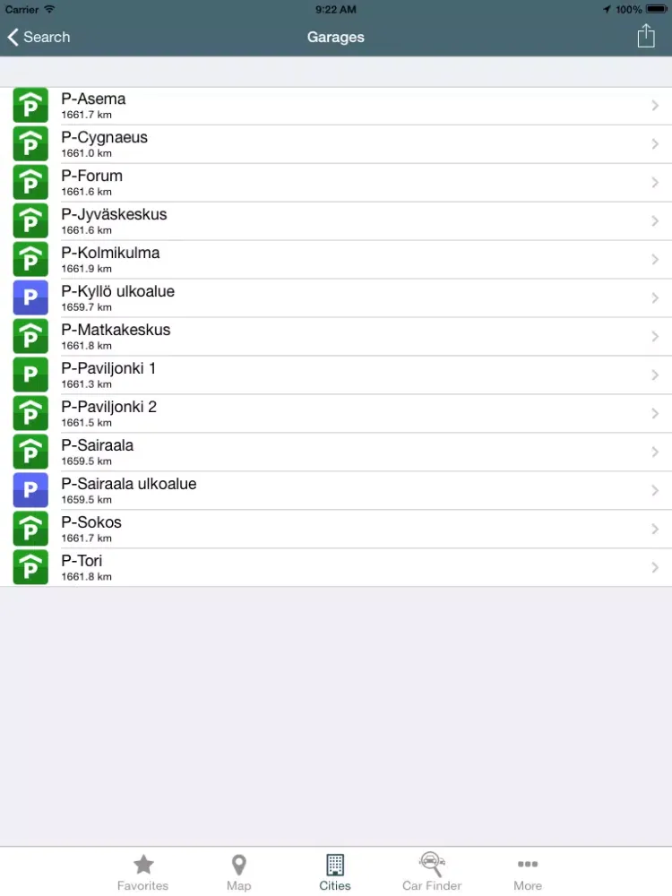 CarP iPad  سکرین شاٹس