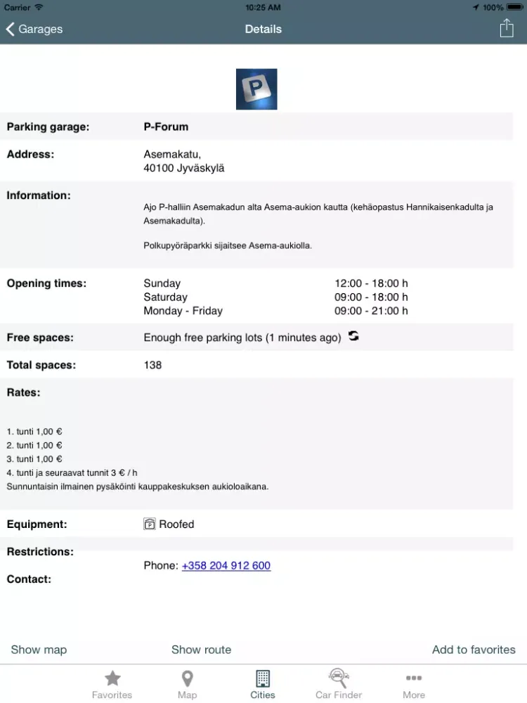 CarP iPad  سکرین شاٹس