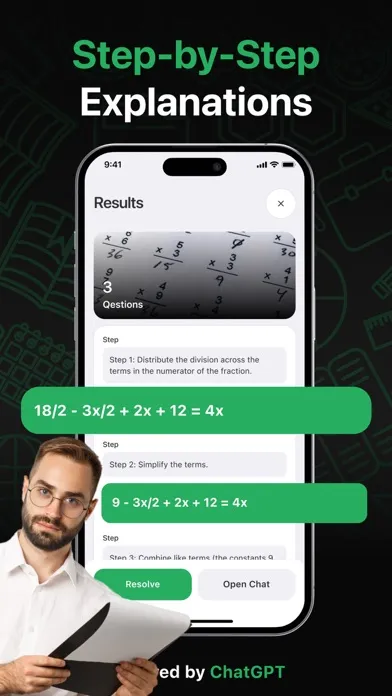 Capturas de pantalla de Solve Homework: AI Math Helper