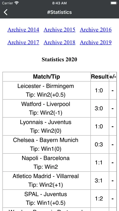 Ảnh chụp màn hình của Betting Tips Sports Betting