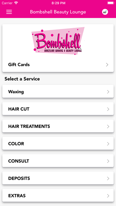 ภาพหน้าจอของ Bombshell Beauty Lounge