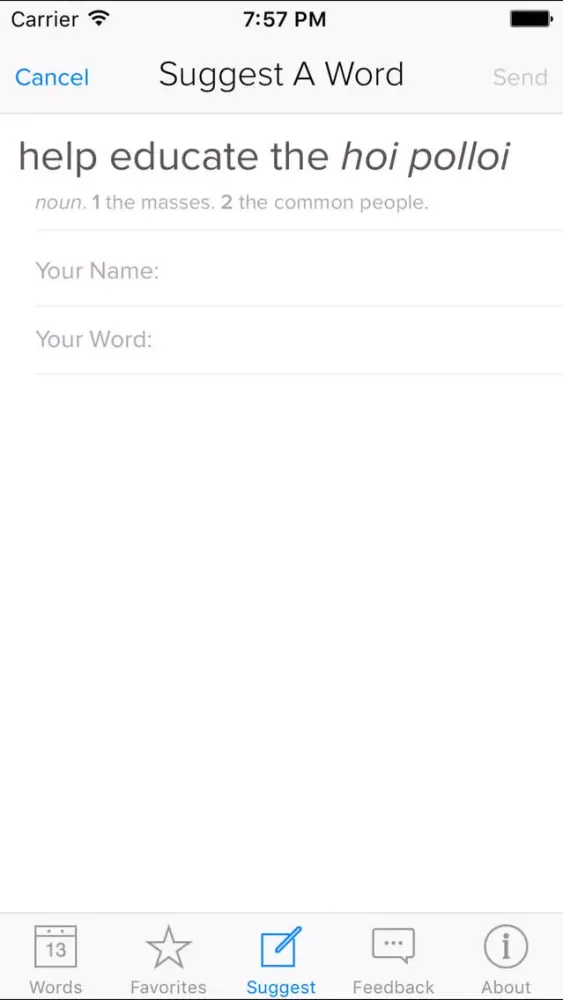 The [CENSORED] Word of the Day应用截图