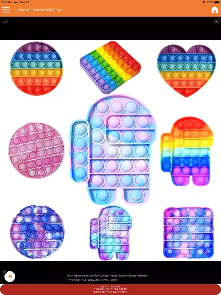 Capturas de pantalla de Anti Stress - Relief Toys iPad 