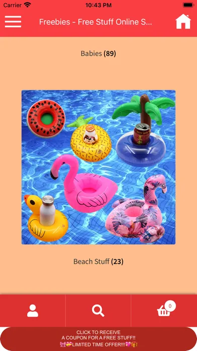 Zrzuty ekranu Freebies App