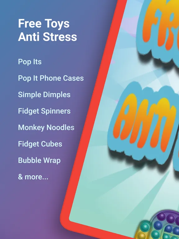 Toys Giveaway - Anti Stress iPad  Screenshots