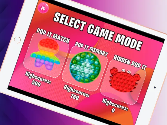 Ảnh chụp màn hình của Hot Pink Anti Stress Puzzle iPad 