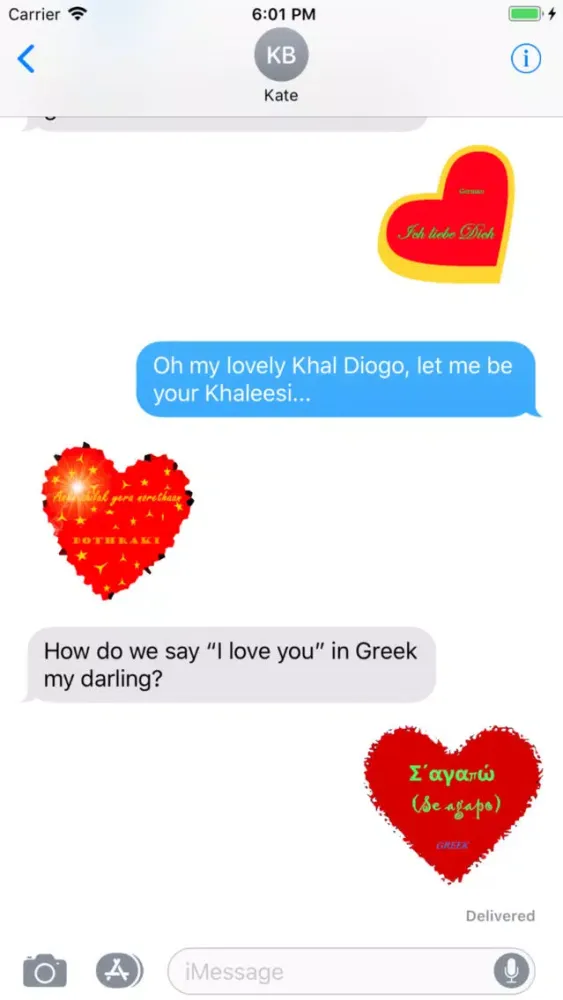 I Love You in many languages Screenshots