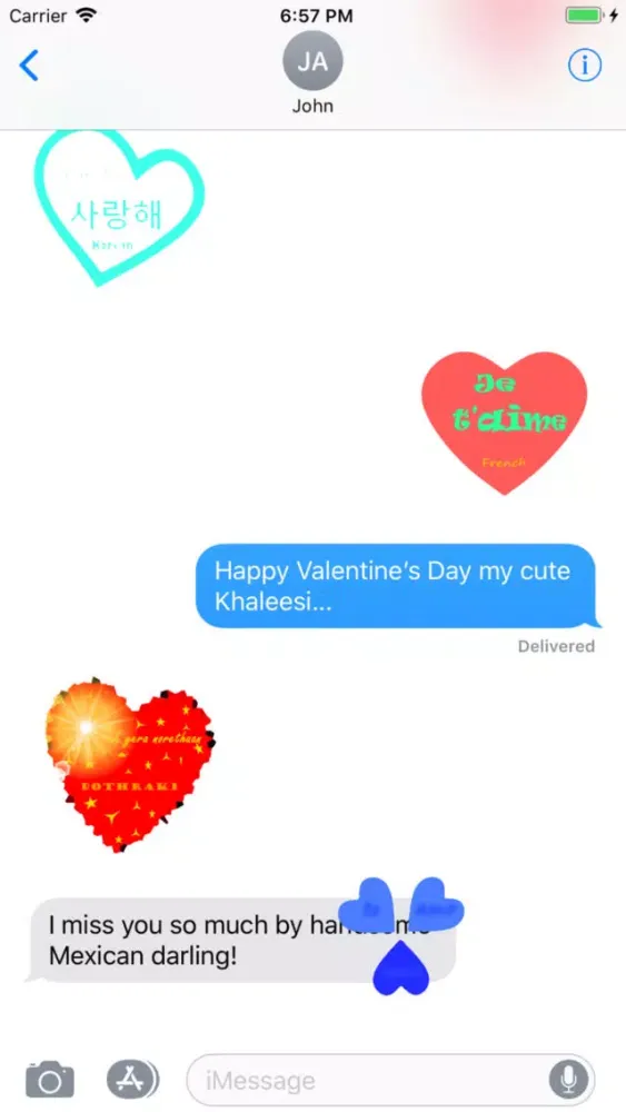 I Love You in many languages Screenshots