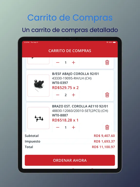 تصاویر La Plaza App iPad 