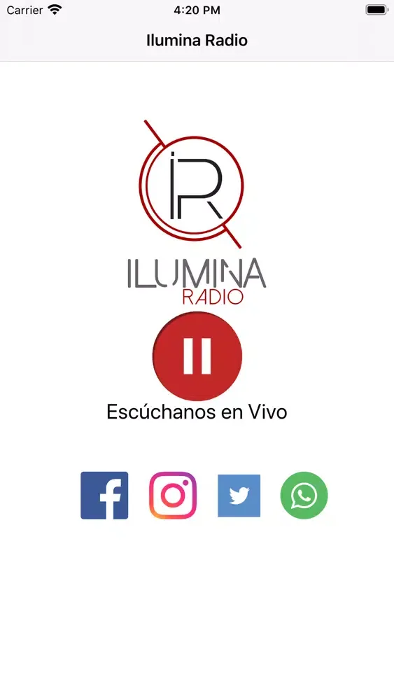 Ilumina Radio Screenshots