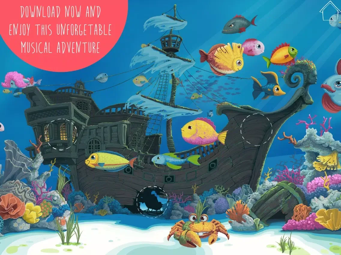 Скриншоты Deep Sea Lullabies Lite - Interactive musical bedtime app for kids iPad 