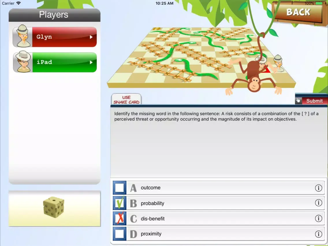 PRINCE2 Snakes & Ladders Game iPad  স্ক্রিনশট
