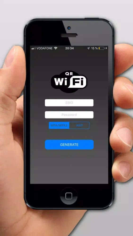 Captures d'écran de Wi-Fi QR
