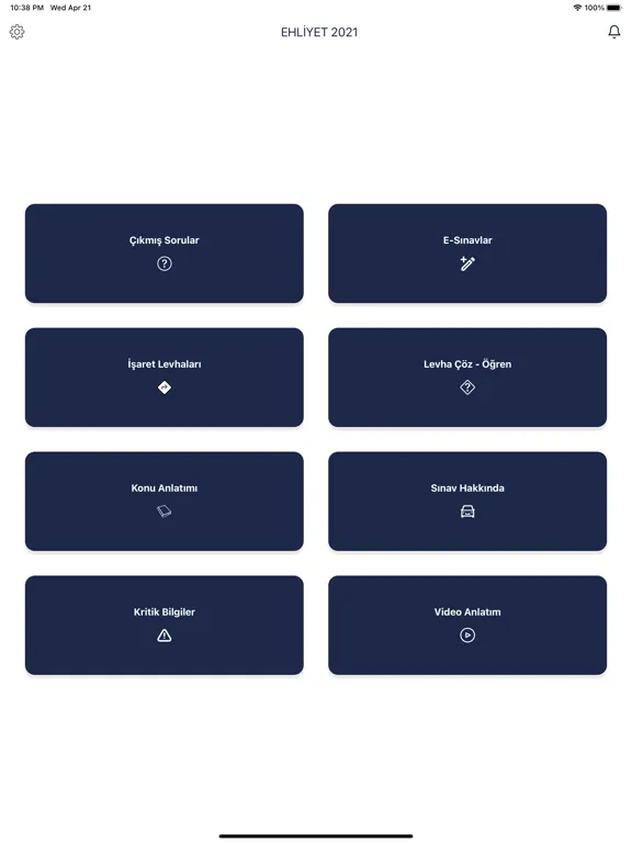 تصاویر Ehliyet Sınavı Soruları - 2023 iPad 