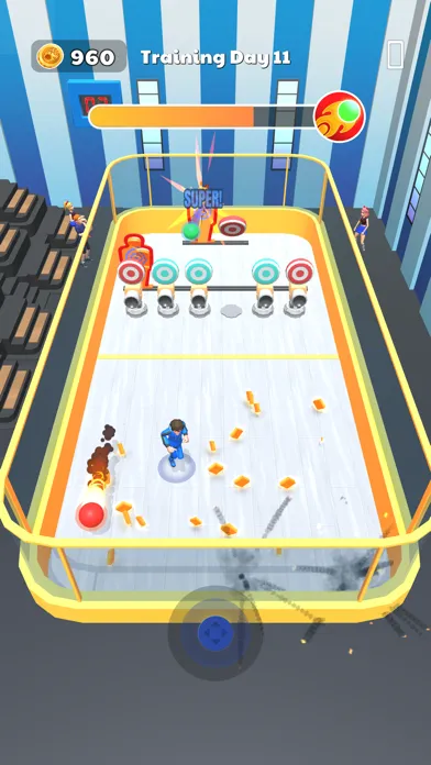 Tangkapan skrin Dodge The Ball 3D