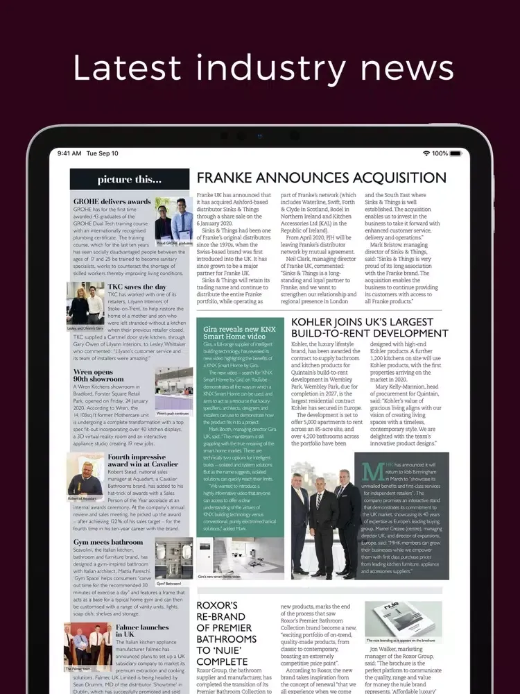 EK&B Business - Trade Magazine iPad  স্ক্রিনশট