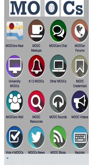 Capturas de pantalla de MOOCs University