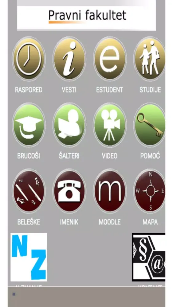 Pravni fakultet UB Screenshots