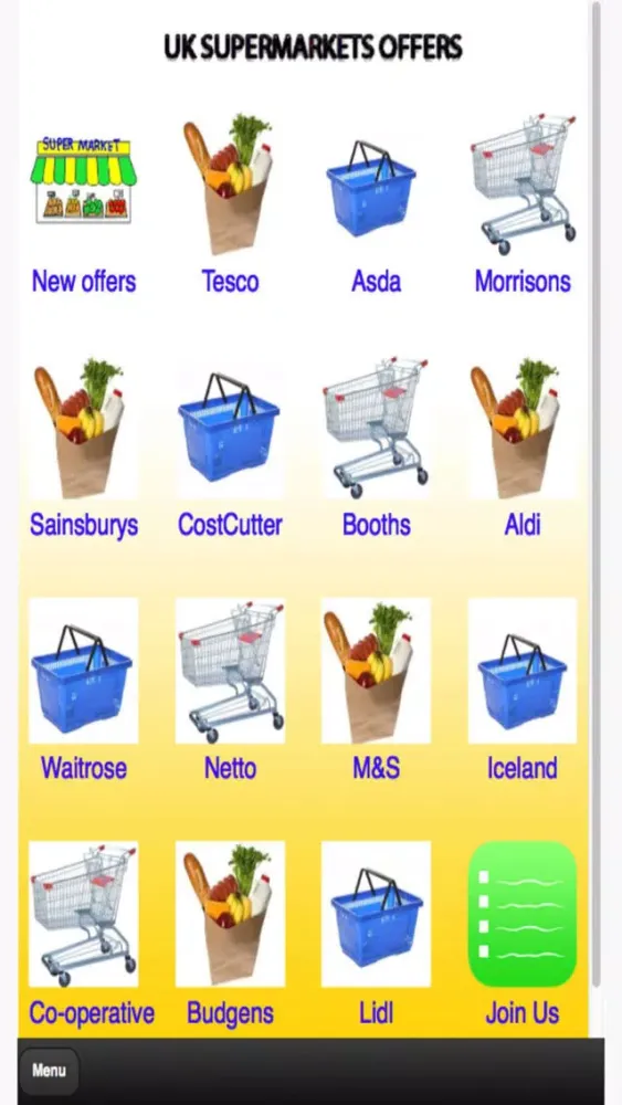 UK Supermarkets Offers Screenshots