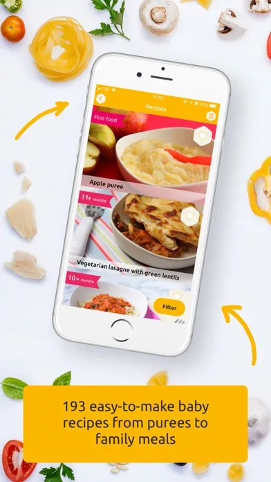 Baby weaning and recipes Ekran Görüntüleri