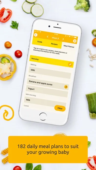 Baby weaning and recipes Ekran Görüntüleri
