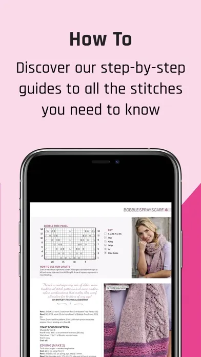 Capturas de pantalla de Simply Knitting Magazine