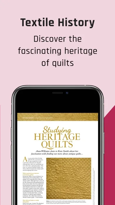 Capturas de pantalla de Today's Quilter Magazine