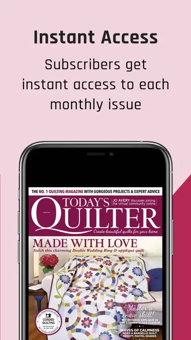 Capturas de pantalla de Today's Quilter Magazine