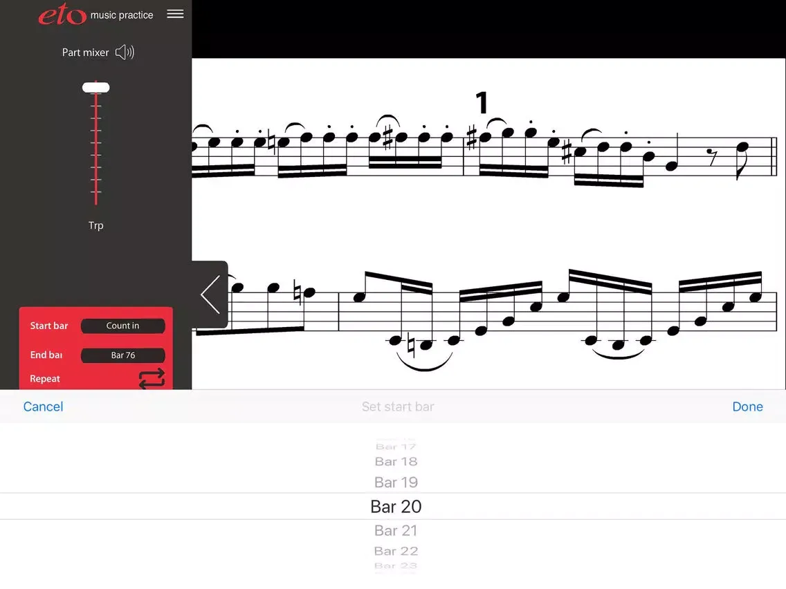 Captures d'écran de Arban Study No. 10 iPad 